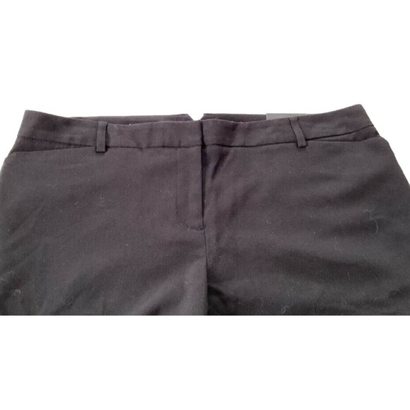VanHeusen Studio Modern Fit Slacks Pants Women 10 Reg Black Boot Leg Stretch NEW - Picture 12 of 13